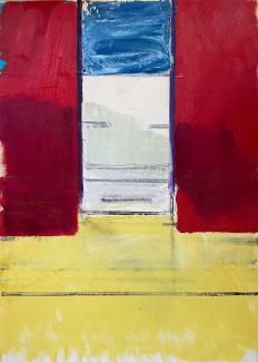 Robot, olja på duk, 74 x 53 cm